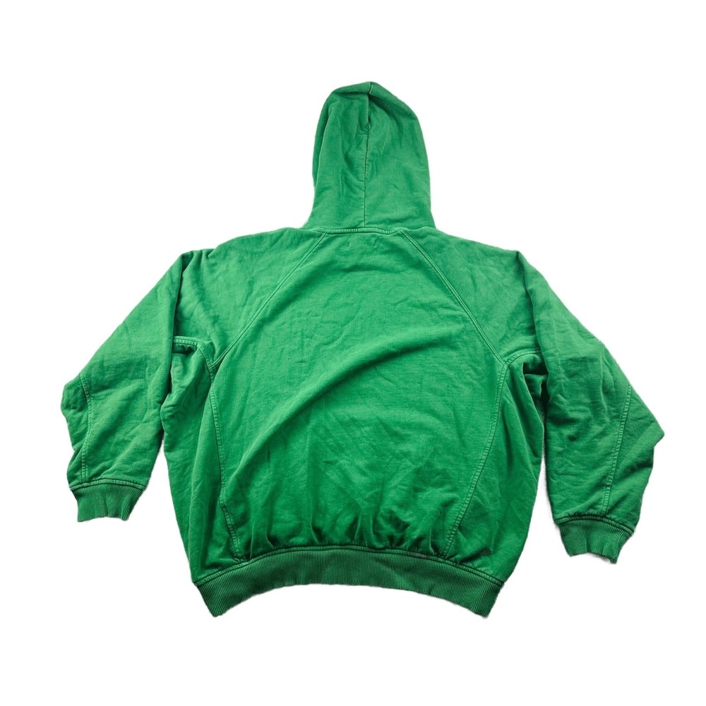 Madewell Hoodie Women L Green Terry Relaxed Raglan Sleeve Activewear Skater - Picture 2 of 9